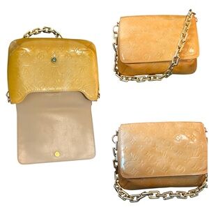 Auth  LOUIS VUITTON Vernis Thompson Street shoulder bag convertible to crossbody